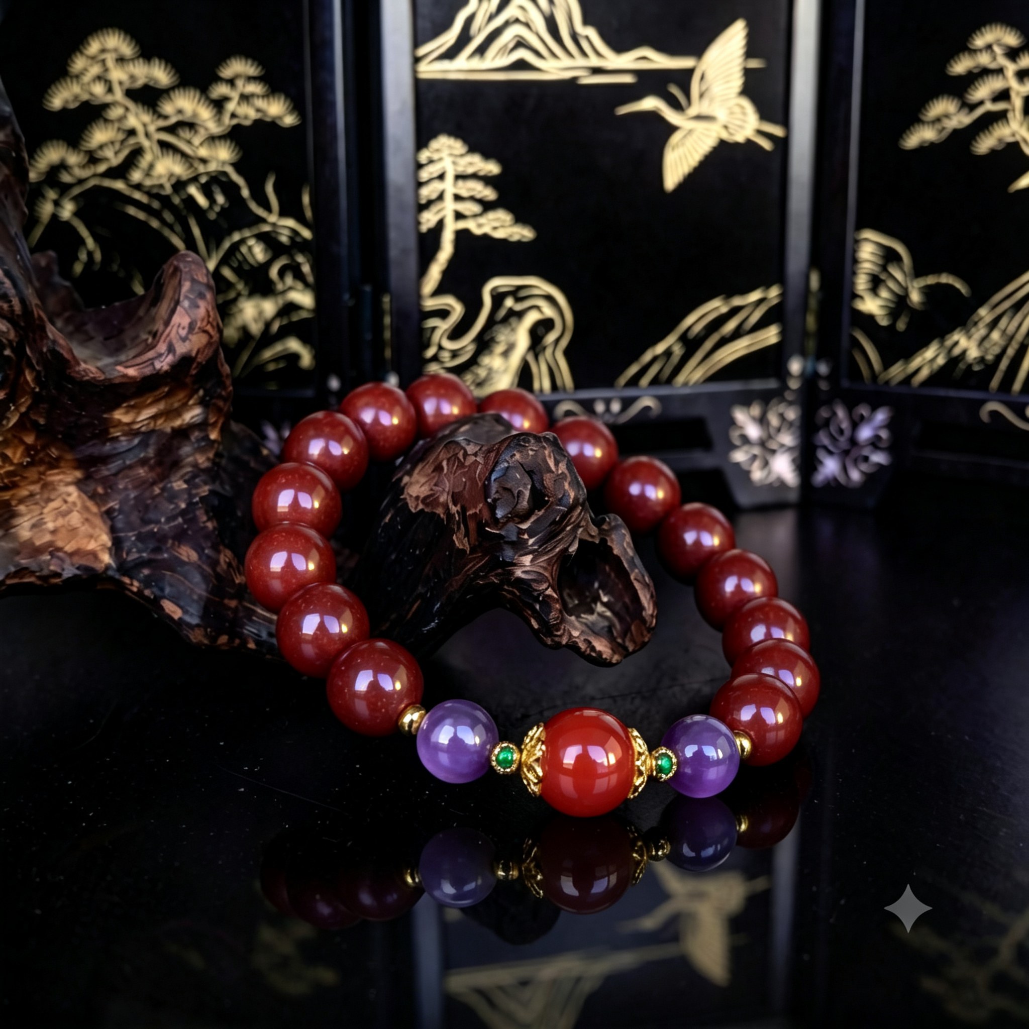 Red Series: Vitality Flow Bracelet detail 1