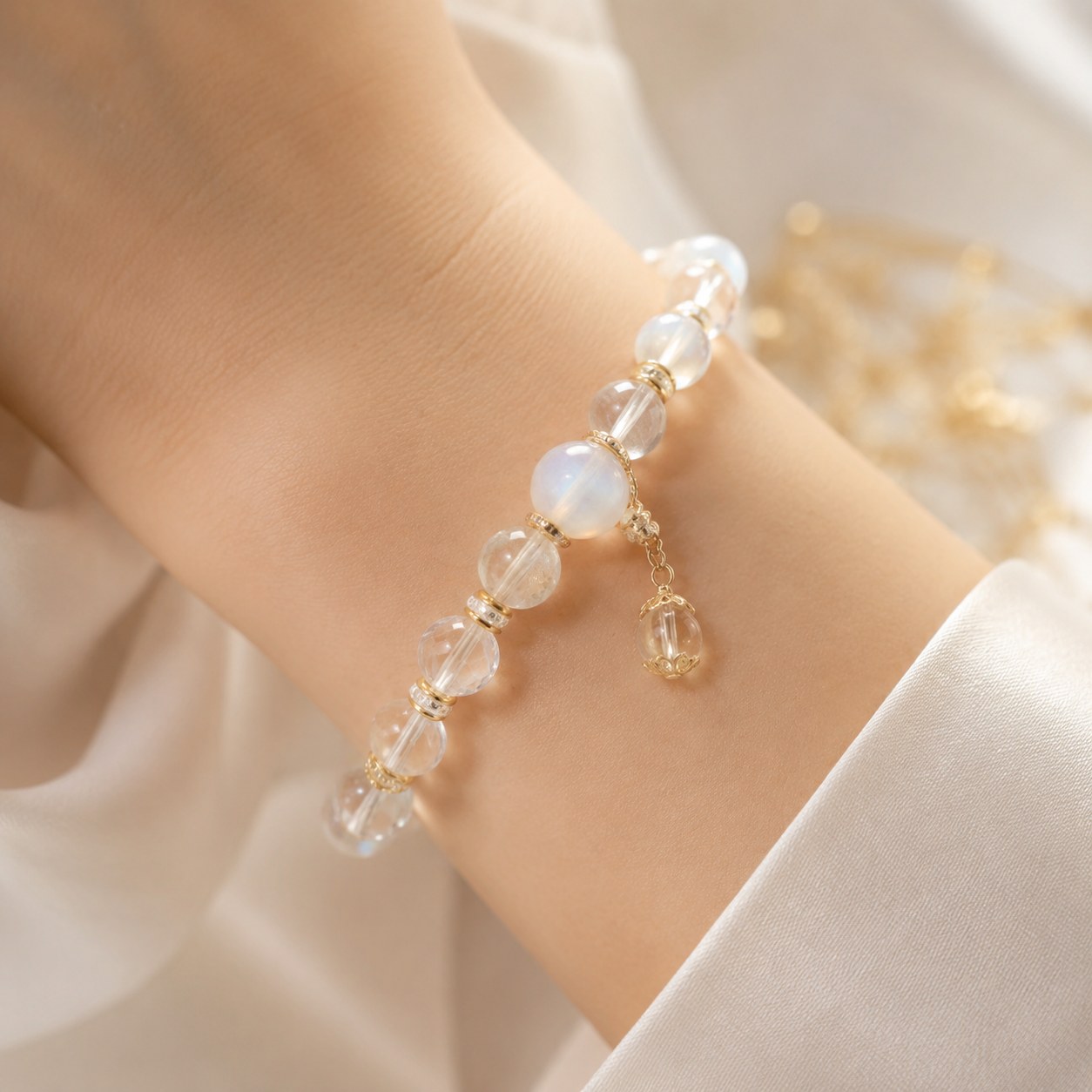 Human bracelet worn on the wrist