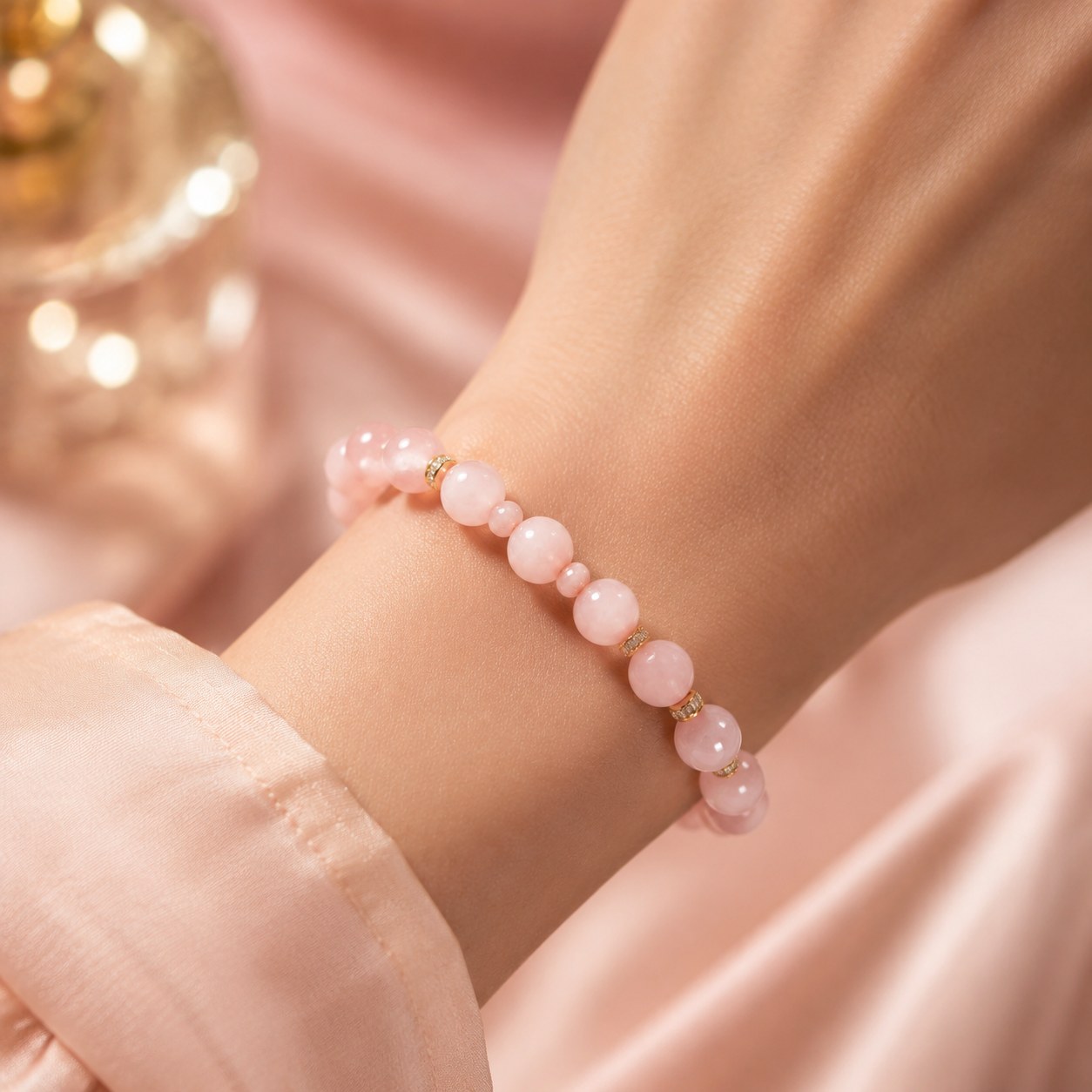 Human bracelet worn on the wrist