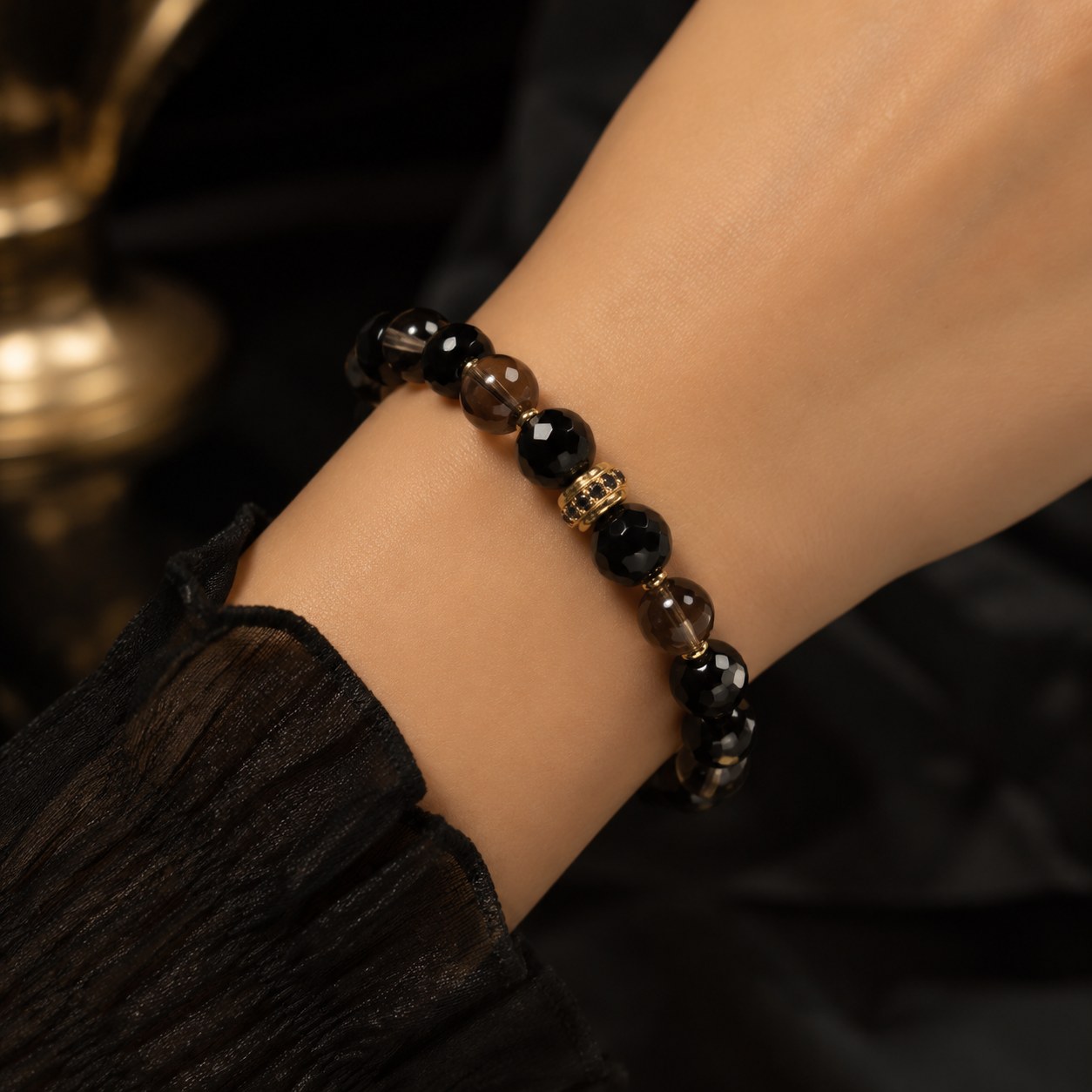 Human bracelet worn on the wrist
