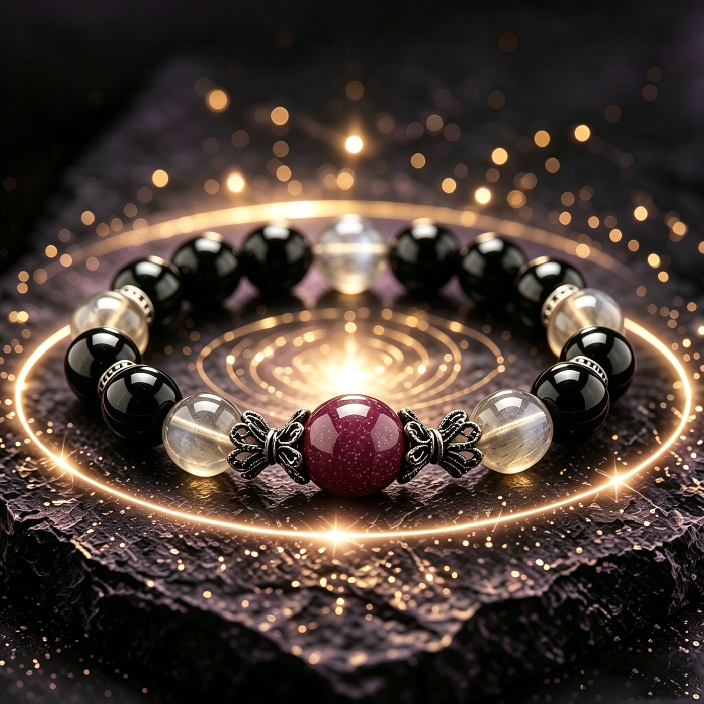 Deep Grounding Black Dragon Bracelet