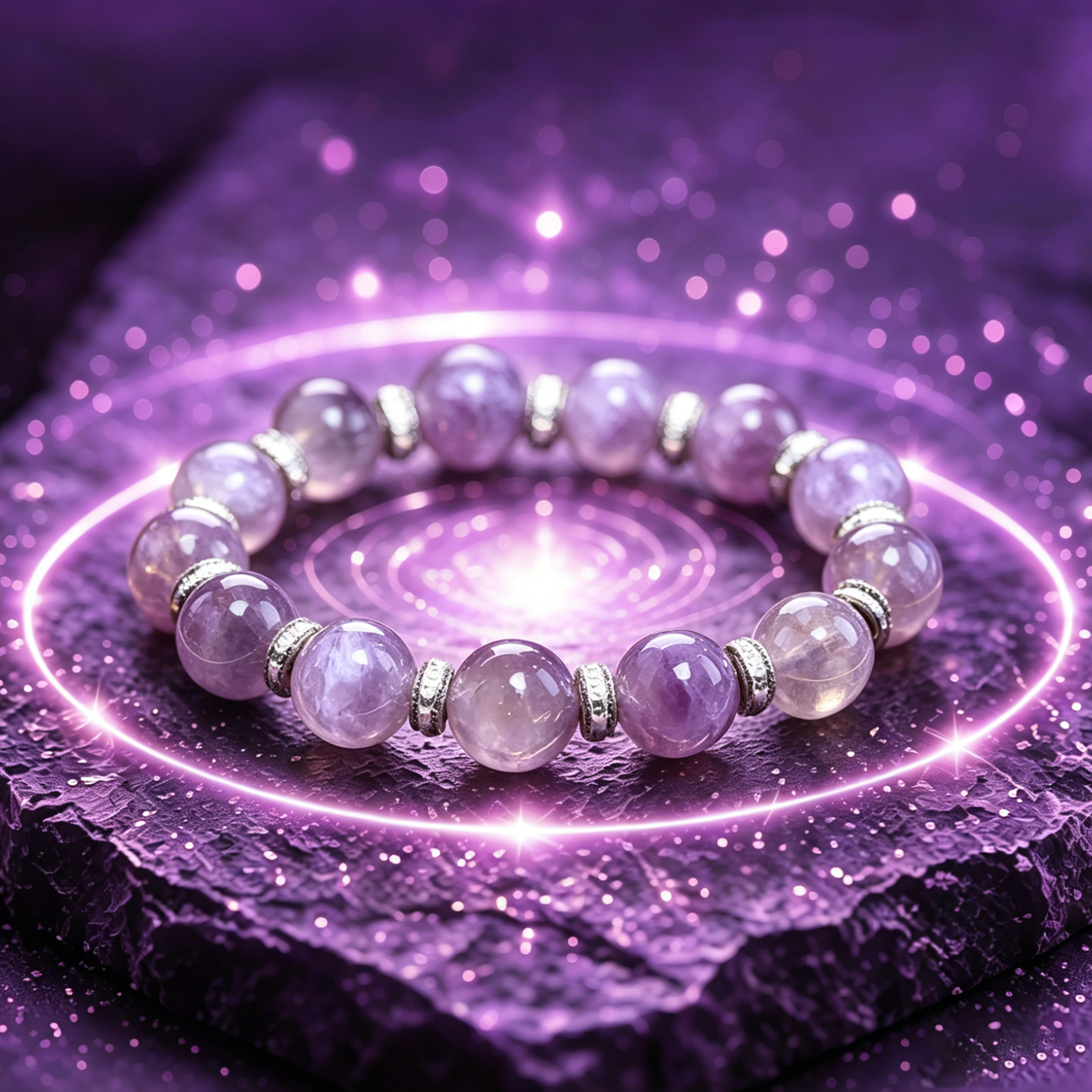 Radiant Glow Rose Qi Bracelet